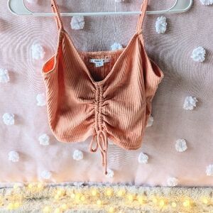 O'Neill Crop Tank, Peach Orange, Women's, Small, Like New